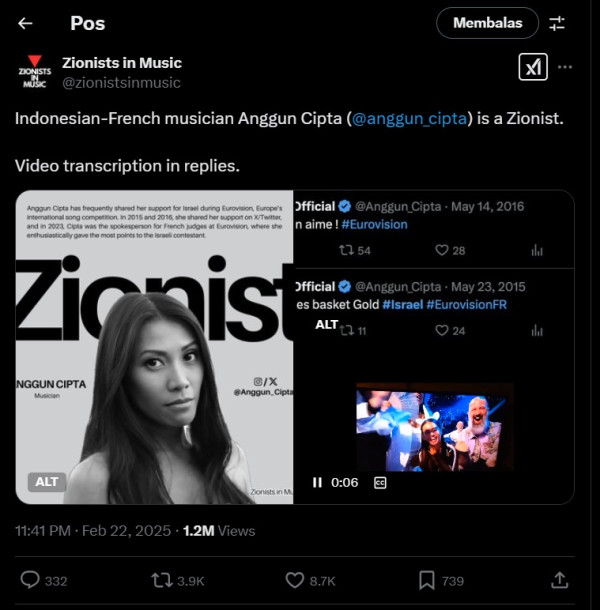 Dituding Zinois, Anggun C Sasmi Beri Klarifikasi