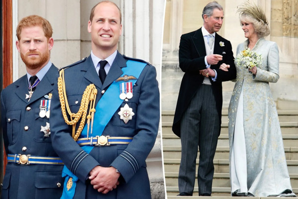 Pangeran William dan Harry Juluki Ratu Camilla Penyihir Jahat dari Barat