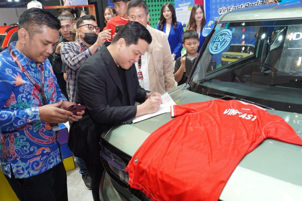 VinFast Resmi Menjadi Mitra Tim Nasional Sepak Bola Indonesia