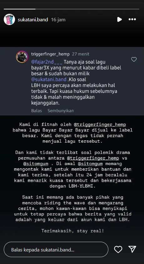 Band Sukatani Dituduh Jual Lagu Bayar Bayar Bayar ke Label Musik Besar