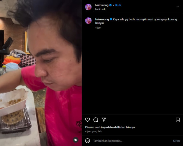 Curah Hujan Tinggi, Rumah Baim Wong Kebanjiran saat Sahur