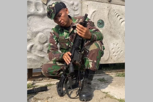 3 Potret Sangar Hard Gumay Kenakan Seragam PSHT dan TNI, Lengkap dengan Kisah Keanggotaannya
