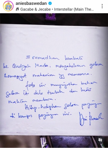 Ceramah di Masjid UGM Dipadati Ribuan Jemaah, Anies Baswedan Selalu Dinanti