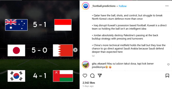Viral! Timnas Indonesia Diprediksi Kalah Lawan Bahrain