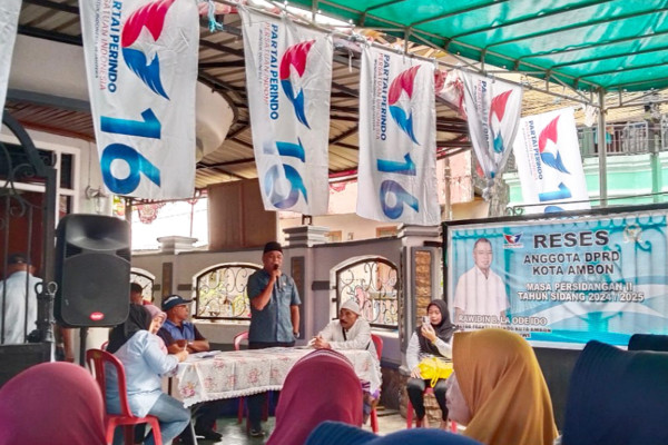 Legislator Perindo Rawidin La Ode Serap Aspirasi Warga Ambon untuk Perubahan Nyata