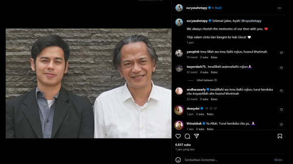 Ucapan Duka dari Para Artis Terus Mengalir Iringi Kepergian Ray Sahetapy