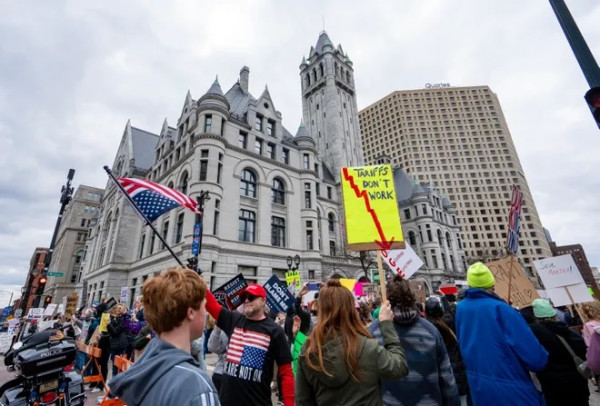 Penampakan Demo Besar di Amerika Serikat Menentang Trump, Diikuti 250.000 Orang