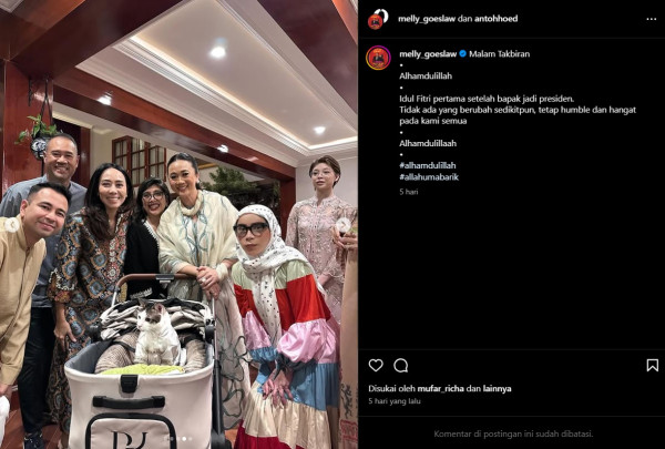 Wajah Melly Goeslaw Jadi Gunjingan saat Kunjungi Rumah Prabowo, Bengkak Diduga Oplas