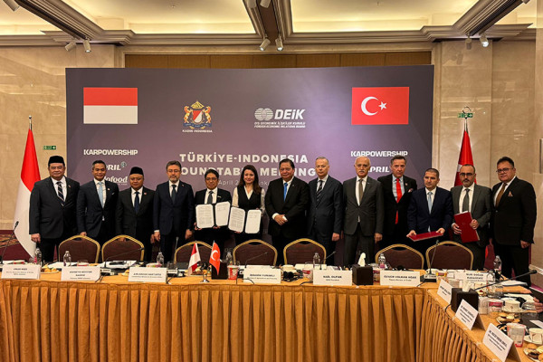 Kadin Targetkan Perdagangan Indonesia-Turki Capai USD10 Miliar