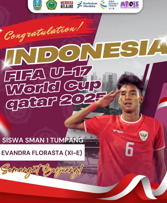 Profil SMAN 1 Tumpang Malang, Sekolah Evandra Florasta Top Skor Timnas U-17 yang Curi Perhatian