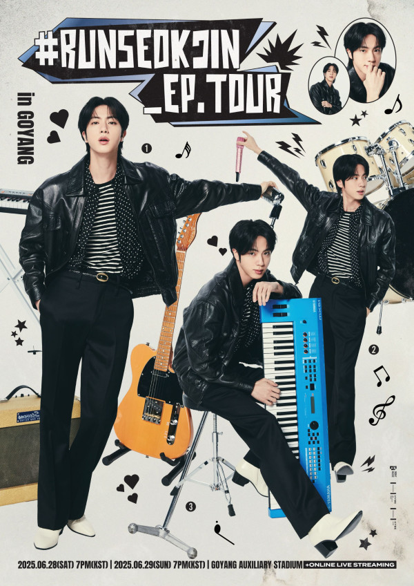 Jin BTS Umumkan Konser Solo RUNSEOKJIN_EP.TOUR, Ini Jadwal Lengkapnya