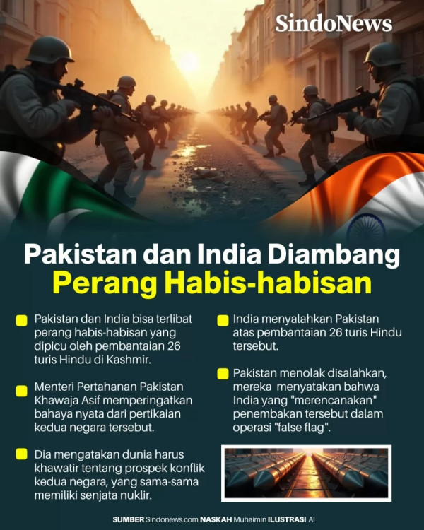 Mengkalkulasi Perang Nuklir India dan Pakistan