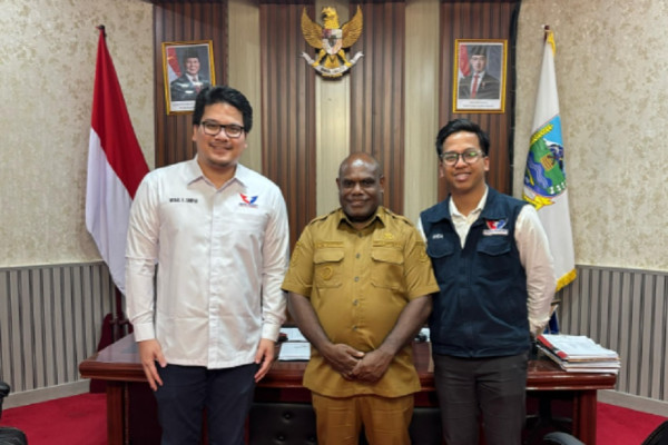 Gelar Pertemuan dengan Gubernur Papua Tengah, Michael Sianipar Tegaskan Partai Perindo Siap Sinergi Wujudkan Kesejahteraan Rakyat