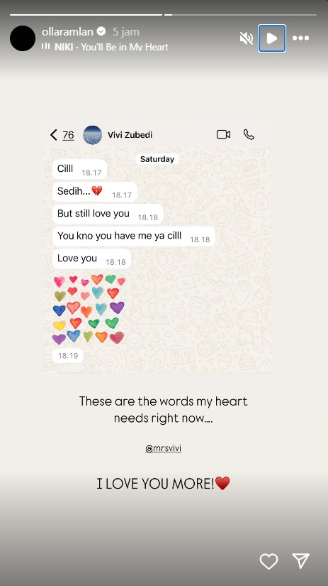 Olla Ramlan Mendadak Hapus Postingan Instagram: Beri Aku Waktu