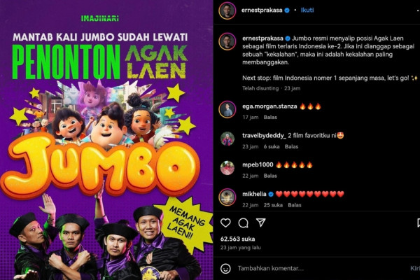 Film Jumbo Tembus 9,4 Juta Penonton, KKN di Desa Penari Terancam Tergeser