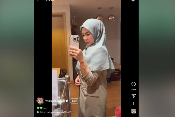 5 Potret Vitalia Shesya Mantan Model Seksi yang Kini Tampil Anggun Berhijab