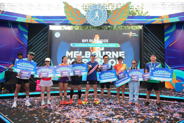 16 Pelari BFI Run 2025 Terpilih Tampil di Sydney Marathon