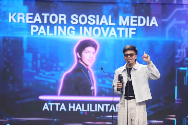Atta Halilintar Sabet Kreator Sosial Media Paling Inovatif di Digital Innovation Awards 2025
