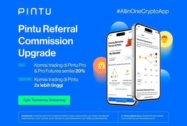 Tingkatkan Komisi Referral Program demi Perluas Akses Investasi Crypto