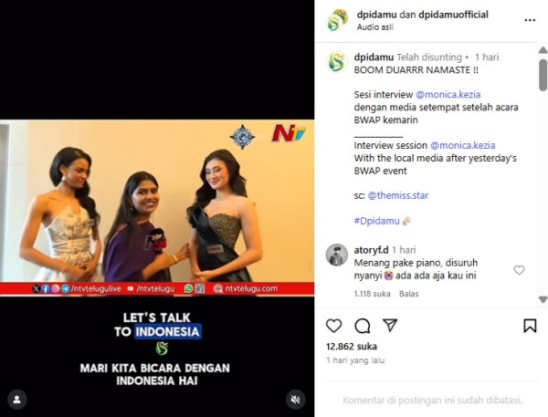 Monica Kezia Bicara tentang Indonesia dan Keberagaman di Miss World 2025