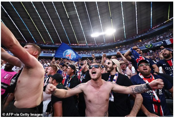 Suasana Allianz Arena Memanas Jelang Final Liga Champions PSG vs Inter Milan