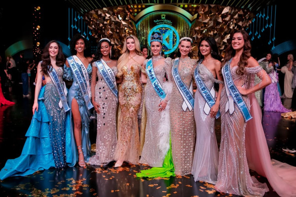 5 Potret Kilau Mahkota Penobatan Opal Suchata Chuangsri sebagai Miss World 2025