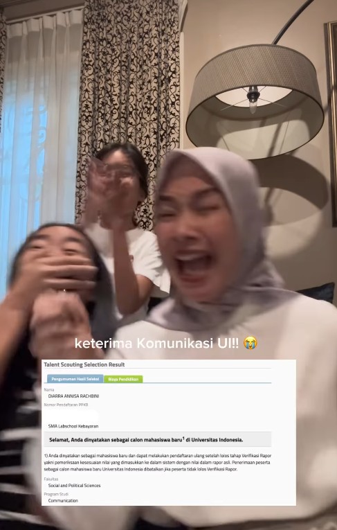 Anak-anak Artis Ini Tembus PTN Favorit 2025, Bikin Orang Tua Menangis Haru