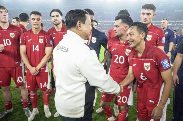 Pesan Prabowo ke Timnas Indonesia: Teruslah Berjuang Harumkan Merah Putih