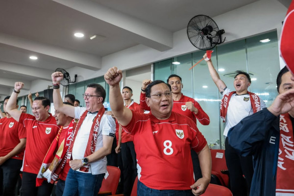 Pesan Prabowo ke Timnas Indonesia: Teruslah Berjuang Harumkan Merah Putih