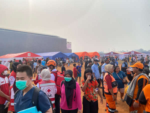Pemprov Dirikan 9 Tenda Pengungsian Korban Kebakaran Kampung Rawa Indah