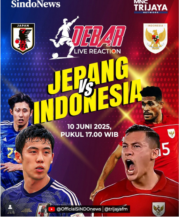 Daftar Susunan Pemain Jepang vs Timnas Indonesia