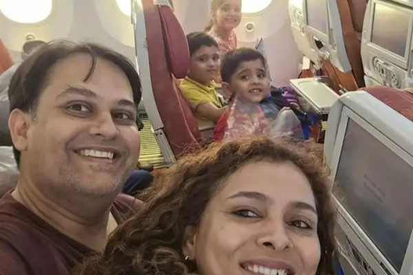 Viral Selfie Terakhir Keluarga Dokter Korban Air India, Kisahnya Bikin Hati Hancur
