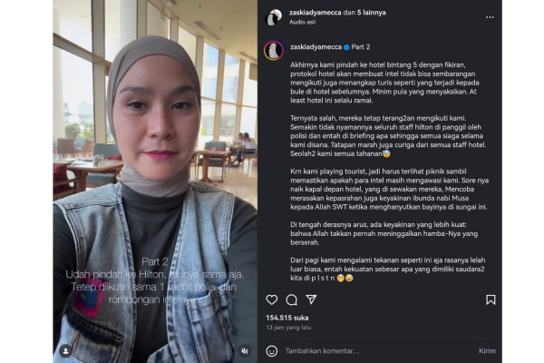 Zaskia Adya Mecca Berpura-pura Jadi Turis demi Hindari Ditahan di Mesir