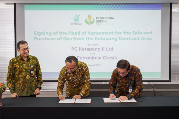 Petrokimia Gresik Tambah Pasokan Gas dari Blok Ketapang 25 MMSCFD