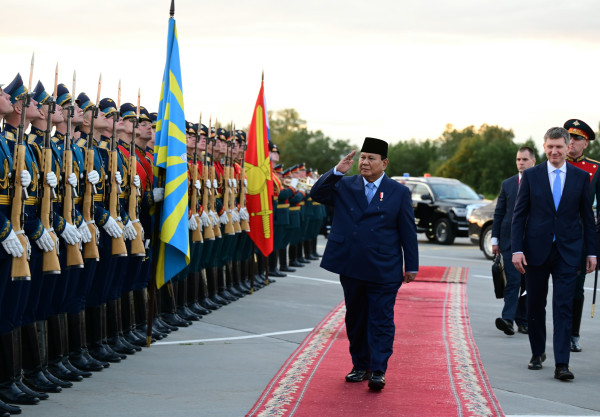 Momen Prabowo Bertolak dari Rusia Kembali ke Tanah Air