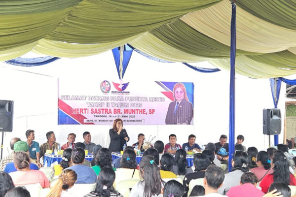Sidak saat Reses, Legislator Partai Perindo Deli Serdang Herti Sastra Perjuangkan Solusi Infrastruktur hingga Lingkungan Warga