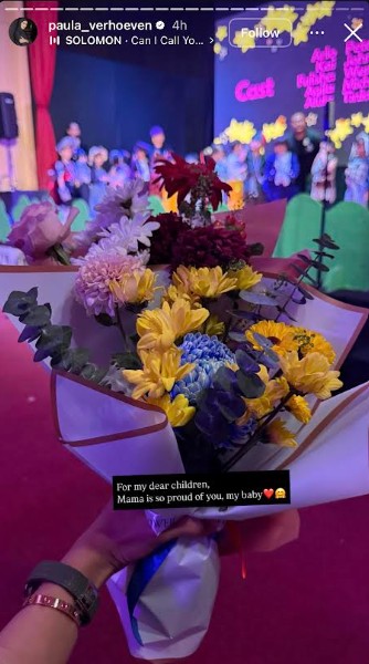 Momen Haru Paula Verhoeven Saat Hadiri Acara Sekolah, Menangis Lihat Lukisan Kiano dan Kenzo
