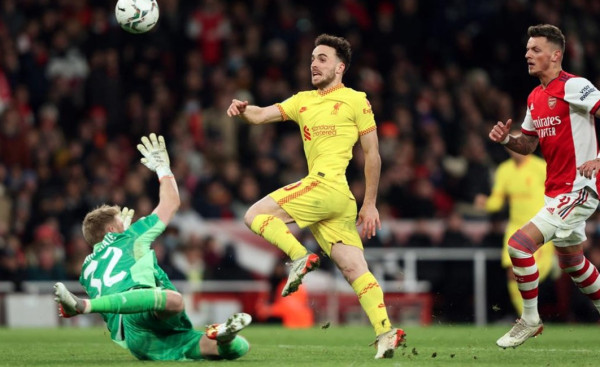5 Momen Terbaik Diogo Jota Bersama Liverpool: Debut Lawan Arsenal hingga Gol Cantik ke Gawang MU 