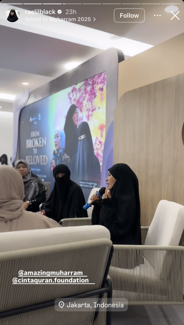 5 Potret Mantan Artis Porno Rae Lil Black Isi Kajian di Jakarta, Penampilannya Bikin Haru