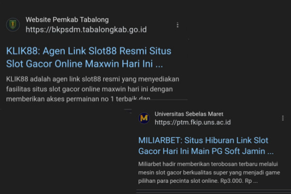 Situs Resmi Pemerintah hingga Kampus Berubah Jadi Website Judi Online, Begini Kata Pakar