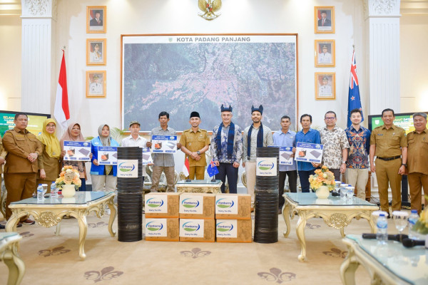 Produsen Olahan Susu Ini Perkuat Dairy Development di Padang Panjang