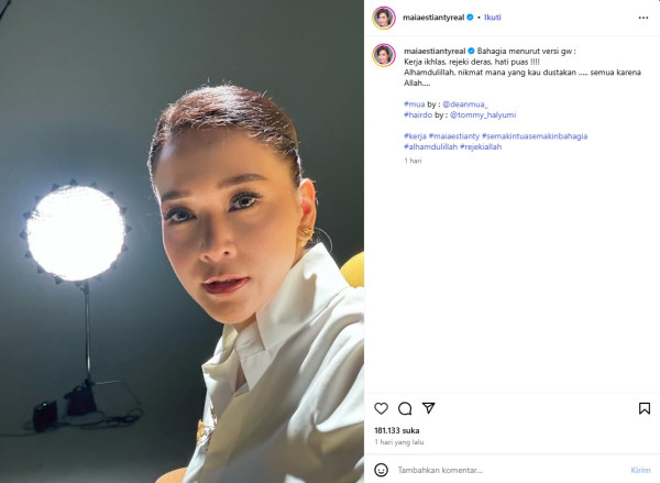Maia Estianty Tak Goyah Disindir Ahmad Dhani, Tegaskan Hidupnya Bahagia