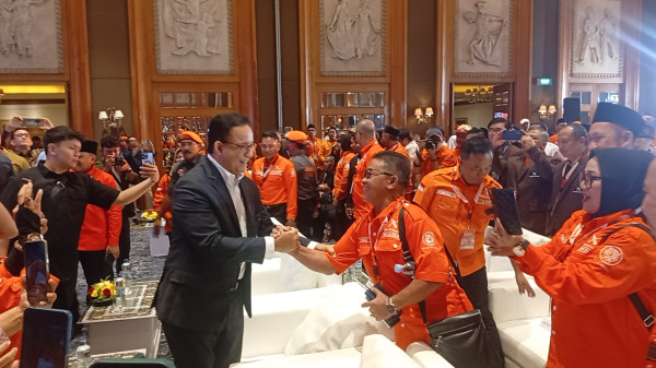 Rapimnas Gerakan Rakyat, Anies Baswedan Bicara Geopolitik Global dan Masa Depan Indonesia