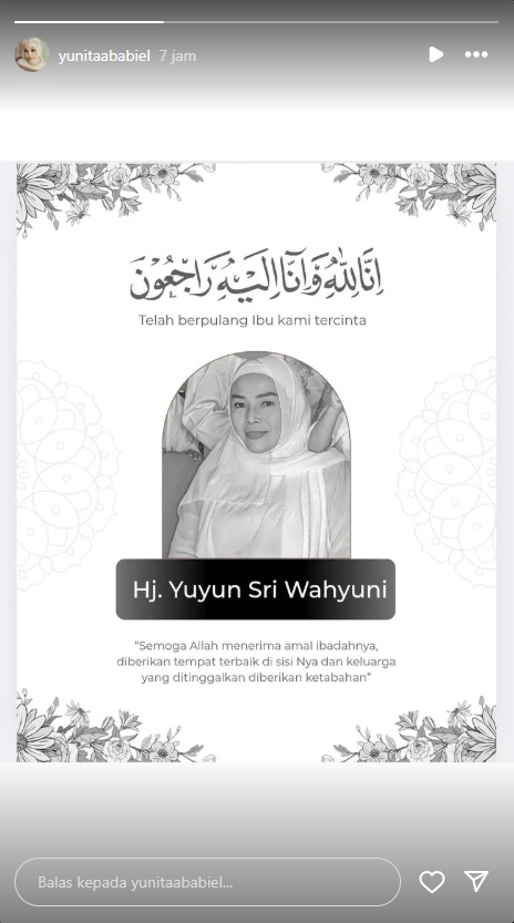 Kabar Duka, Penyanyi Dangdut Senior Yunita Ababiel Meninggal Dunia