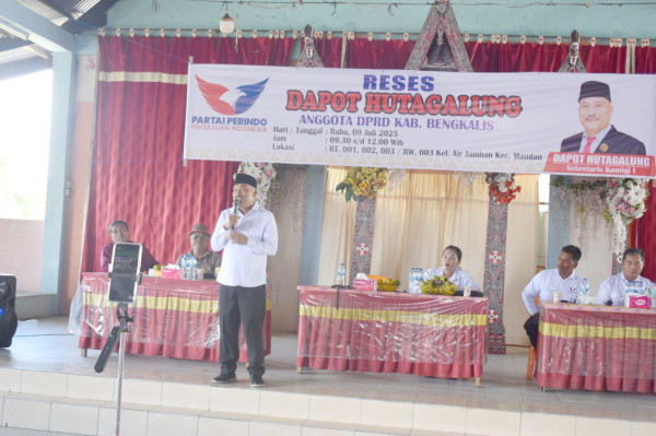 Reses 3 Hari di 8 Lokasi, Masyarakat Bengkalis Riau Antusias Sambut Kerja Nyata Legislator Perindo