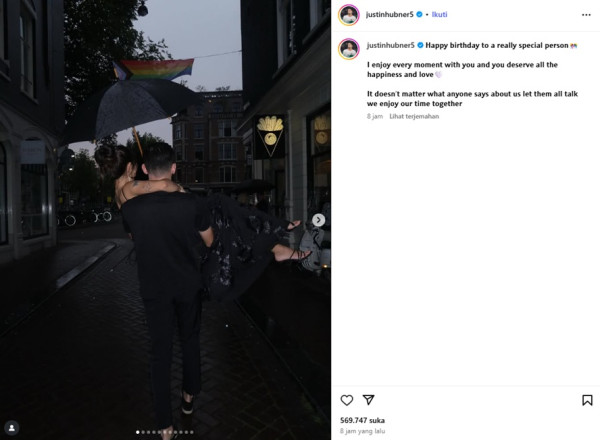 Jennifer Coppen Rayakan Ulang Tahun ke-24, Justin Hubner Tulis Pesan Romantis Bikin Baper