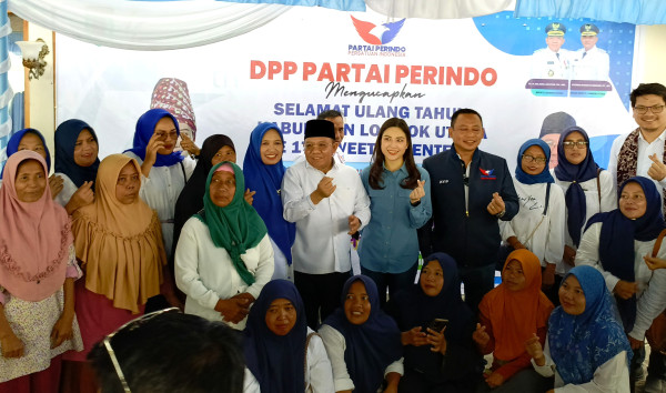 Ketum Partai Perindo Angela Tanoesoedibjo Hadiri Ramah Tamah Bersama Masyarakat Lombok Utara