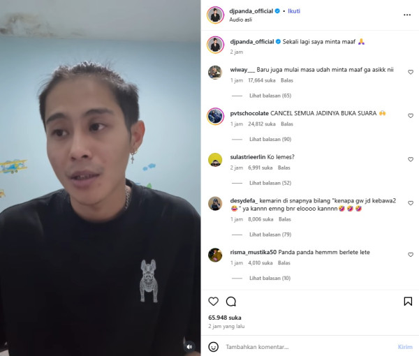 DJ Panda Akhirnya Akui Hamili Erika Carlina, Sampaikan Permintaan Maaf