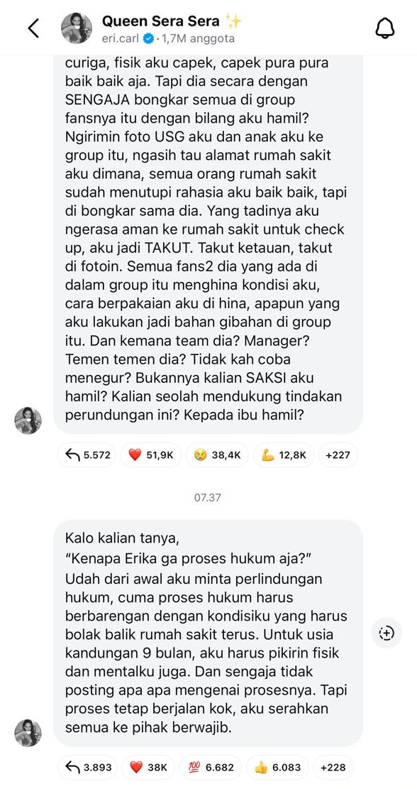 Erika Carlina Lapor Polisi setelah Diancam DJ Panda