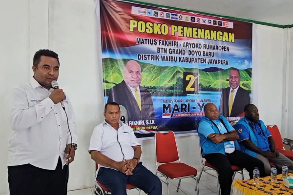 Mesin Partai Perindo Kabupaten Jayapura Siap Bergerak Menangkan Mari-Yo di PSU Papua